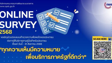 Photo of ขอเชิญร่วมตอบแบบสำรวจความพึงพอใจของประชาชนต่อการให้บริการของหน่วยงานของรัฐ ปี พ.ศ. 2568